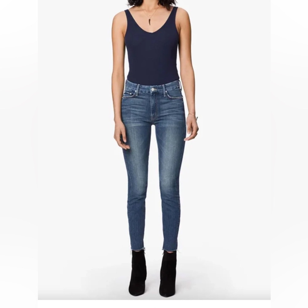 Mother Denim The Looker Ankle Fray Size 27
